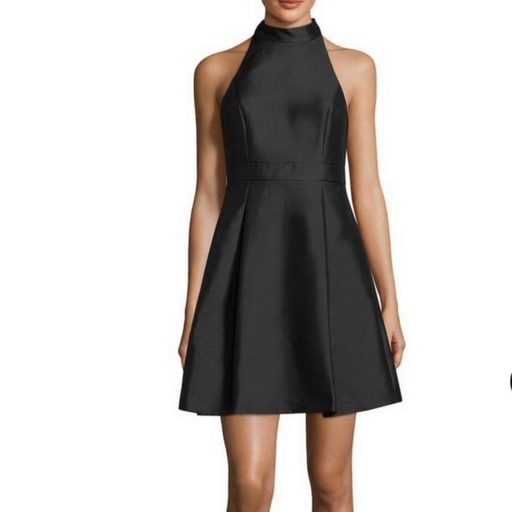 Plenty by Tracy Reese Black Thalia Halter Dress 0